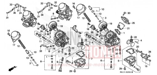CARBURATORE (PARTI COMPONENTI) CB1000FS di 1995